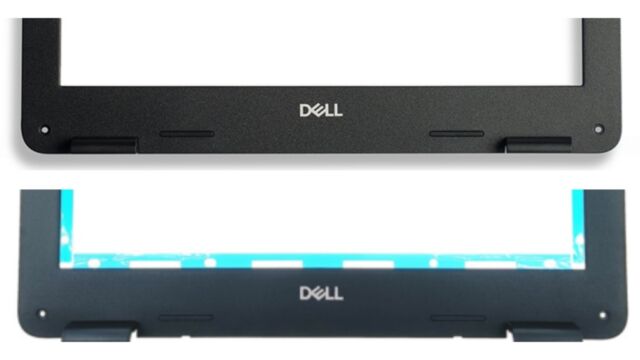 Le haut est un cadre Dell 11 3100 et le bas est un cadre Dell 11 3110.  Repérer les différences est comme un jeu où les réparations ne sont pas amusantes.