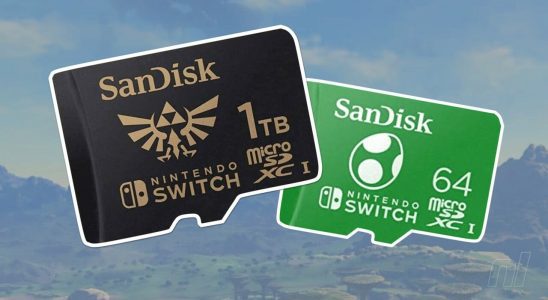La gamme de cartes SD officielles de Nintendo Switch s'agrandit avec une carte Zelda de 1 To et un joli design Yoshi
