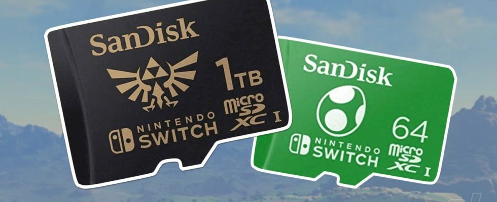 La gamme de cartes SD officielles de Nintendo Switch s'agrandit avec une carte Zelda de 1 To et un joli design Yoshi