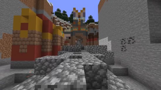 Minecraft Trail Ruins - une ruine dispersée et brisée découverte
