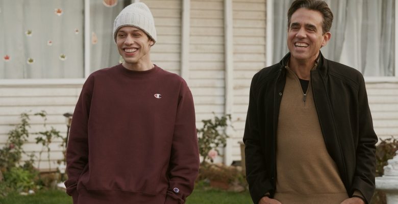 BUPKIS -- "Do As I Say, Not As I Do“ Episode 102 -- Pictured: (l-r) Pete Davidson as Pete Davidson, Bobby Cannavale as Uncle Tommy -- (Photo by: Karolina Wojtasik/Peacock)