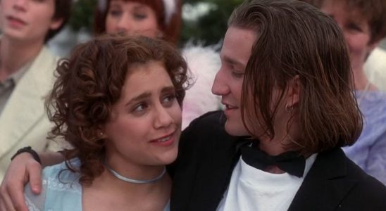 Tai and Travis at wedding in Clueless