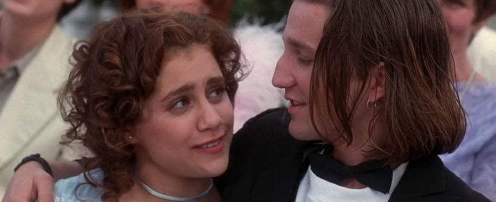 Tai and Travis at wedding in Clueless