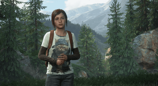 Ellie wears a modded t-shirt with a cat on it in The Last of Us.