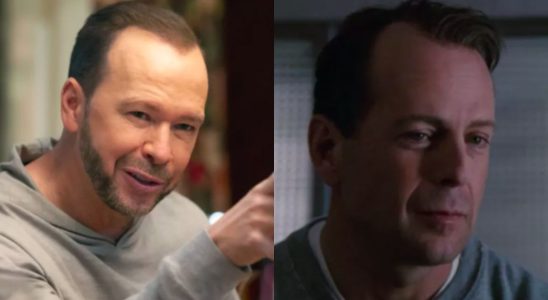 Donnie Wahlberg and Bruce Willis