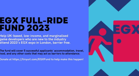 EGX Full-Ride Fund collecte des fonds pour permettre aux développeurs de jeux à faible revenu et marginalisés d'accéder à EGX 2023