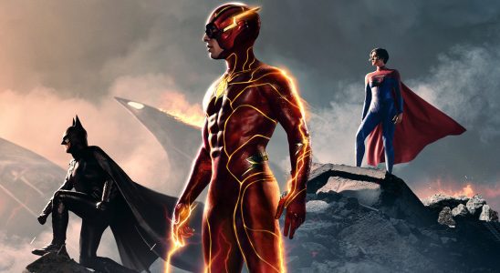 Ezra Miller The Flash, Michael Keaton Batman, and Sasha Calle Supergirl team up in the second The Flash trailer, the best superhero movie trailer we've ever seen.