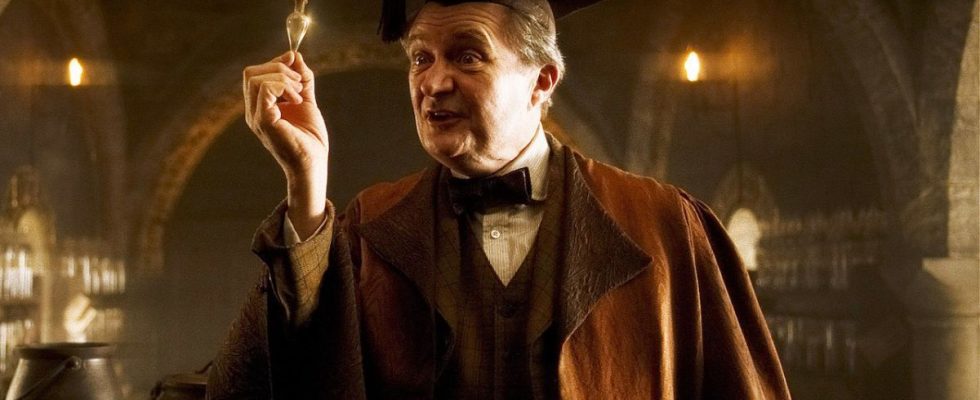 Jim Broadbent as Slughorn in Harry Potter