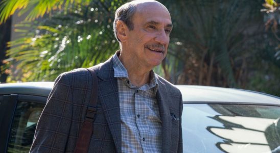 F. Murray Abraham standing by a car in Season 2 of Mythic Quest