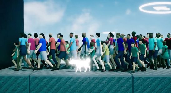 L'humanité du jeu Bizarre Person-Herding du développeur Tetris Effect est sortie en mai