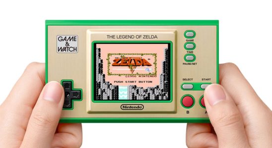 L'ordinateur de poche Game & Watch sur le thème de Zelda est à moitié prix aujourd'hui