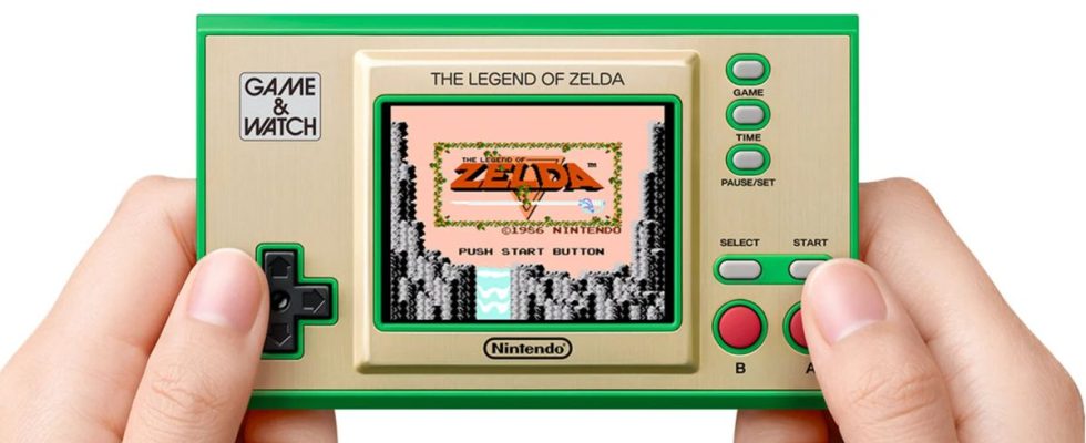 L'ordinateur de poche Game & Watch sur le thème de Zelda est à moitié prix aujourd'hui