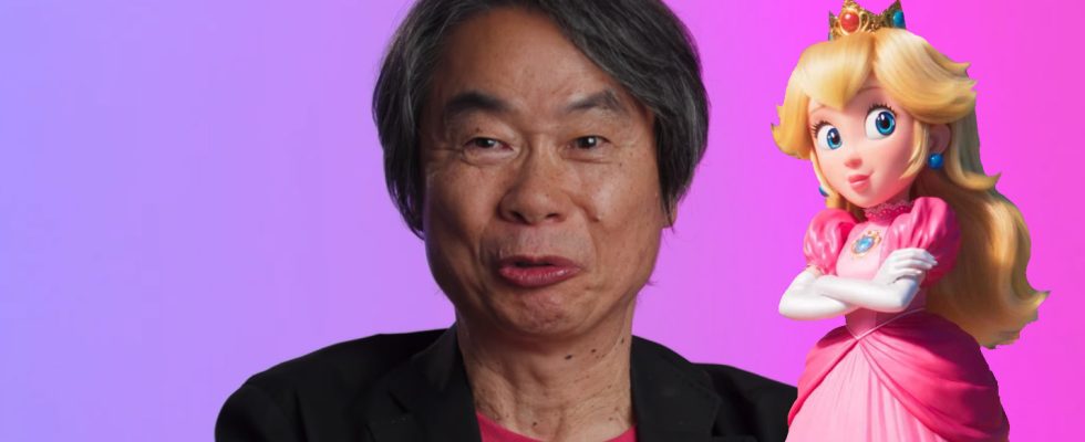 decision why not to make Princess Peach a damsel in distress in The Super Mario Bros Movie Shigeru Miyamoto creator interview