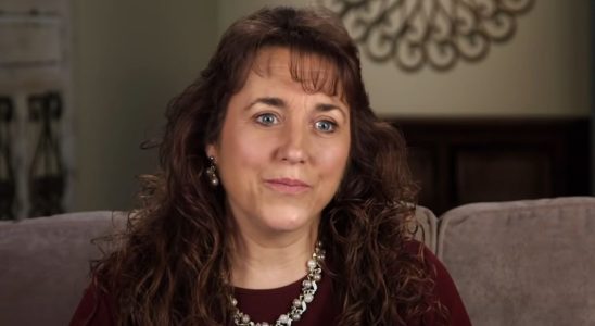 Michelle Duggar talking to camera in Counting On