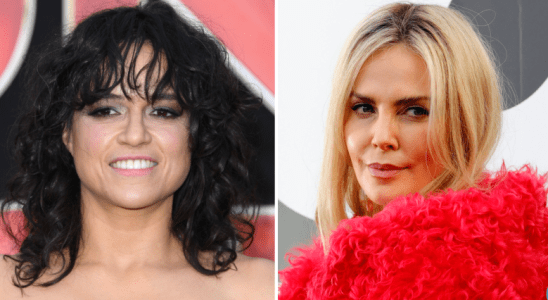 Michelle Rodriguez and Charlize Theron