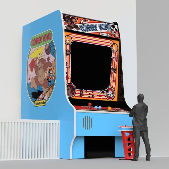 Le plus grand jeu d'arcade Donkey Kong jouable du musée