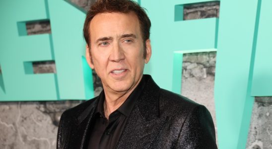 Nicolas Cage at the "Renfield" premiere