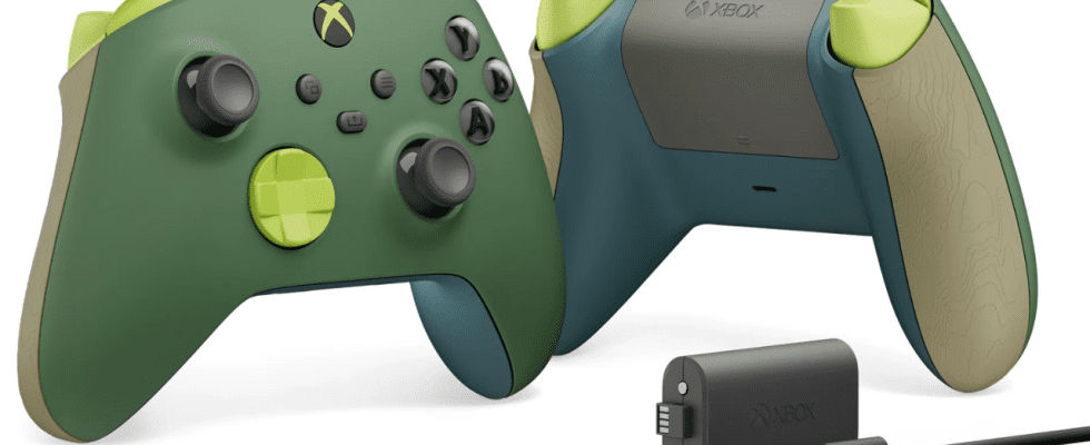 Nouvelle manette Xbox « fabriquée en partie » à partir de CD récupérés, de carafes à eau et d'autres pièces de manette