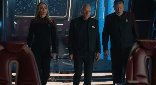 Jean-Luc, Riker, and Seven of Nine in Star Trek: Picard Season 3