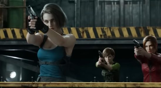 Resident Evil: Death Island Claire Redfield, Rebecca Chambers, and Jill Valentine