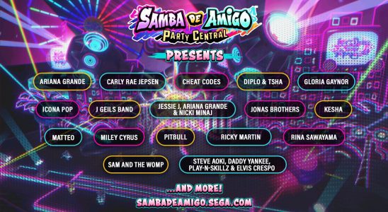 Samba de Amigo: Party Central - premier lot de chansons annoncé