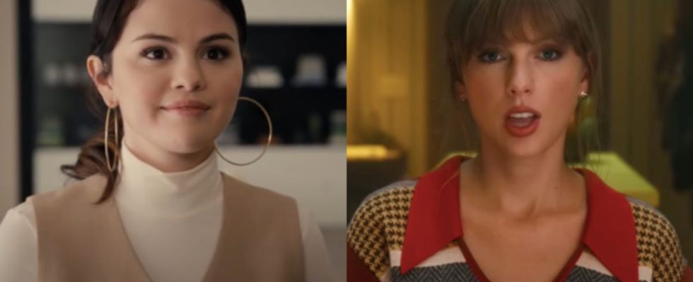 Taylor Swift and Selena Gomez Side by side