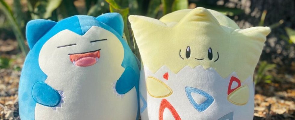 Snorlax spécial, Togepi Squishmallows sont disponibles sur le site Pokémon Center