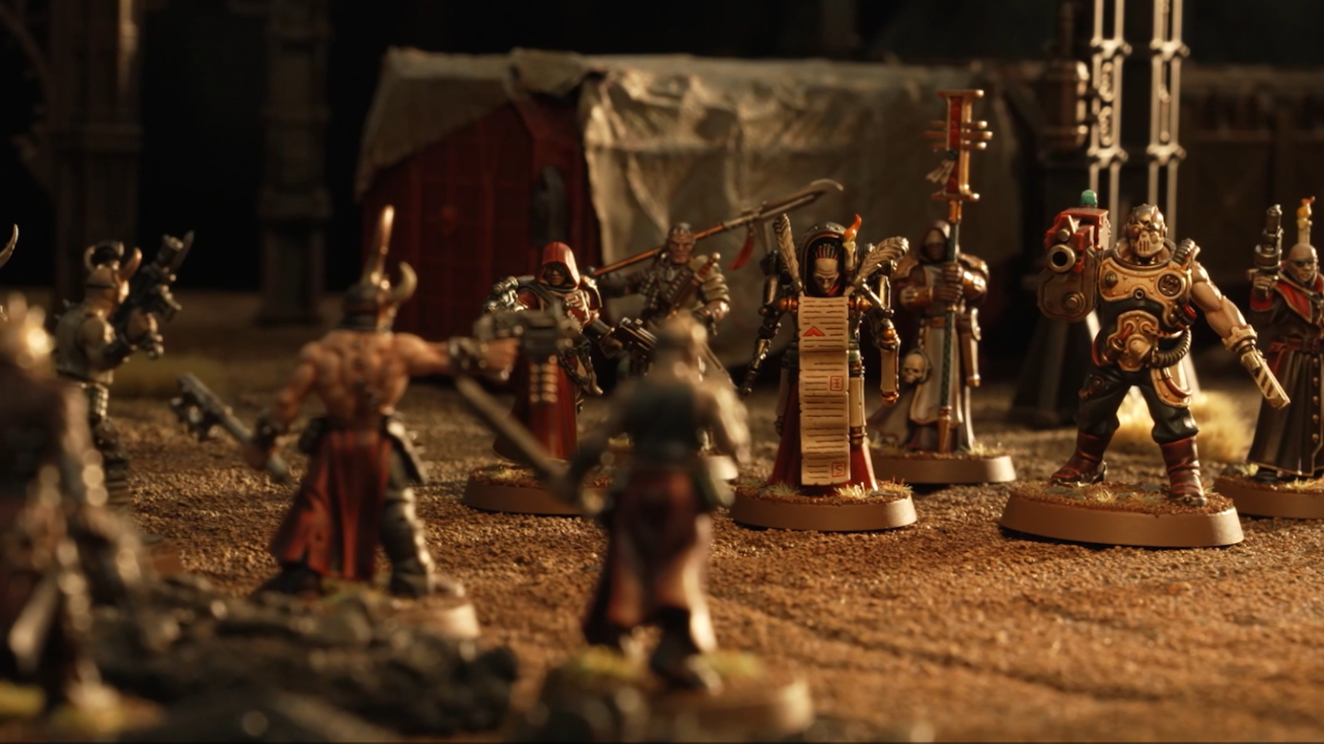 Les miniatures de l'inquisiteur affrontent les hérétiques mutants dans Kill Team: Ashes of Faith