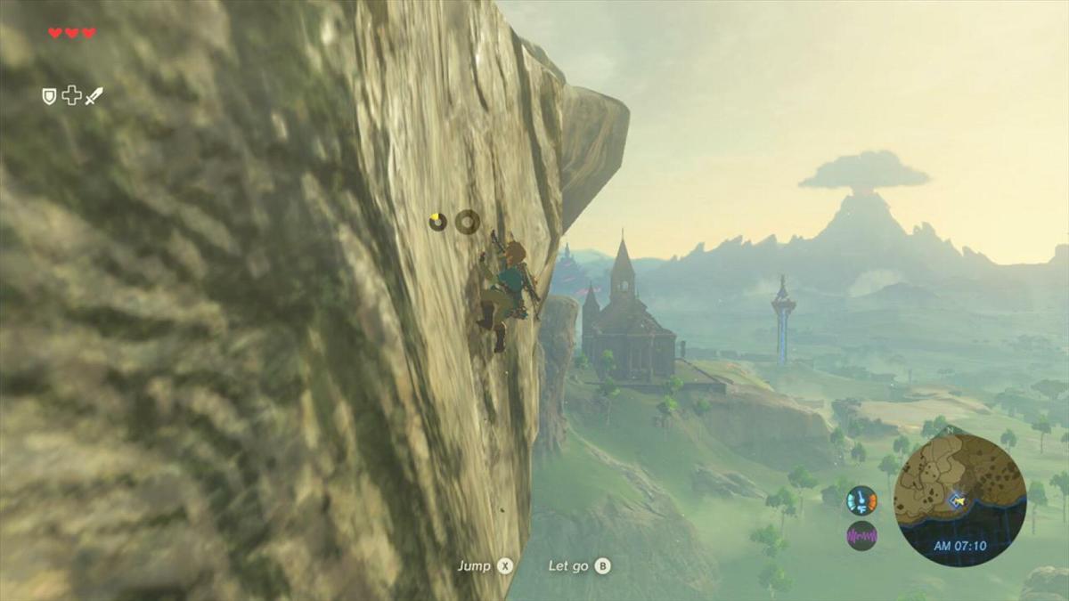 The Legend of Zelda: Breath of the Wild BotW grimpe toujours la partie la plus amusante, en particulier à Great Deku Tree
