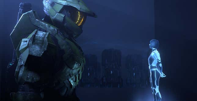 Master Chief plaide avec son copain IA dans Halo Infinite. 