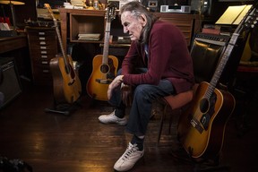 Gordon Lightfoot dans sa salle de musique de sa maison Bridle Path à Toronto, le 4 février 2020.