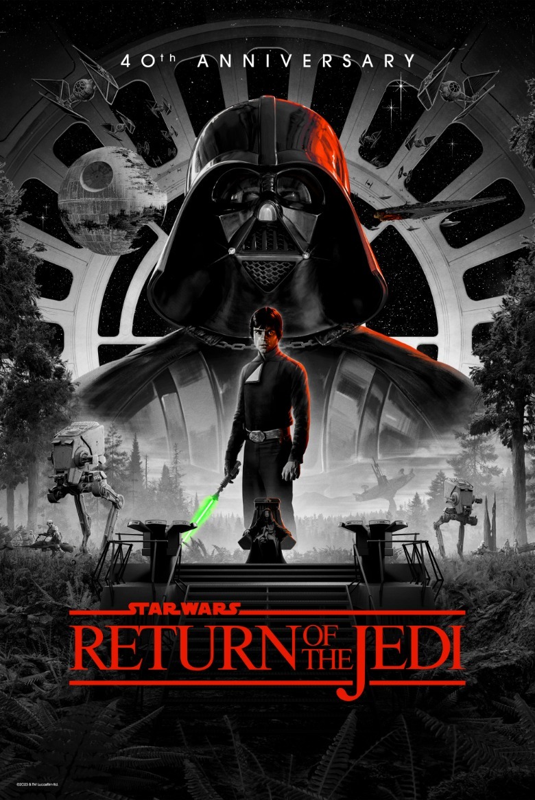 Matt Ferguson Retour du Jedi 40e anniversaire Poster