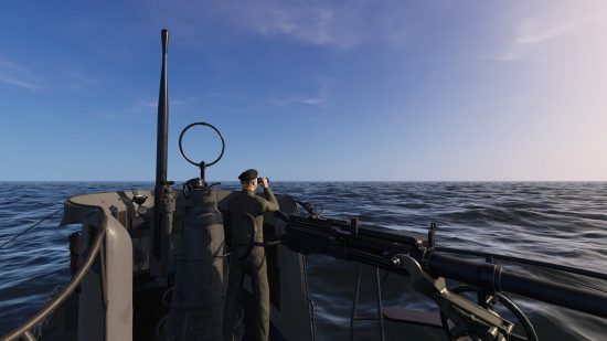 Meilleurs jeux sous-marins : l'équipage d'un sous-marin se tient sur le pont