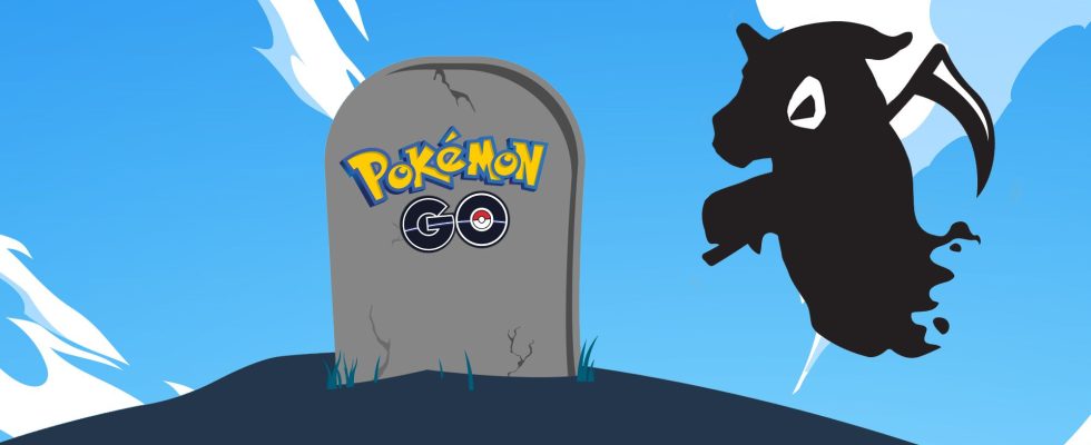 A ghost of Cubone haunts the grave of Pokemon Go