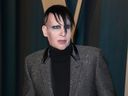 Marilyn Manson à la soirée des Oscars Vanity Fair 2020.