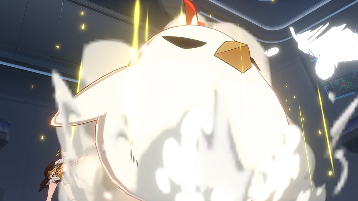 Dans Honkai: Star Rail, utiliser l'ultime Sushan pour libérer un poulet géant qui écrase et détruit les ennemis avec ses fesses est tout simplement hilarant.