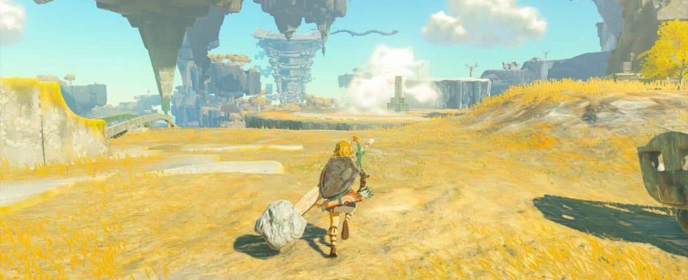 Il s'avère que Link peut sauter en fusée dans Tears of the Kingdom
