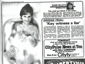 Page 12 du Toronto Sun du 10 janvier 1979, mettant en vedette Sunshine Boy Nick Messina.