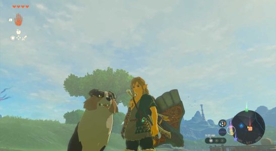 can you pet the dog this time in The Legend of Zelda: Tears of the Kingdom - answer no