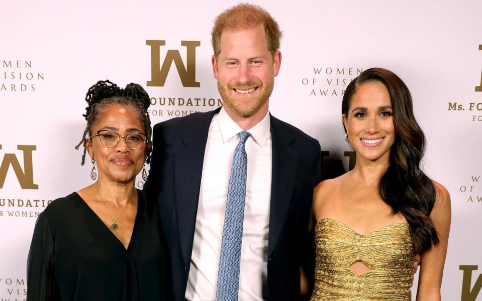 Doria Ragland, Harry et Meghan aux Ms. Foundation Women of Vision Awards - Getty Images