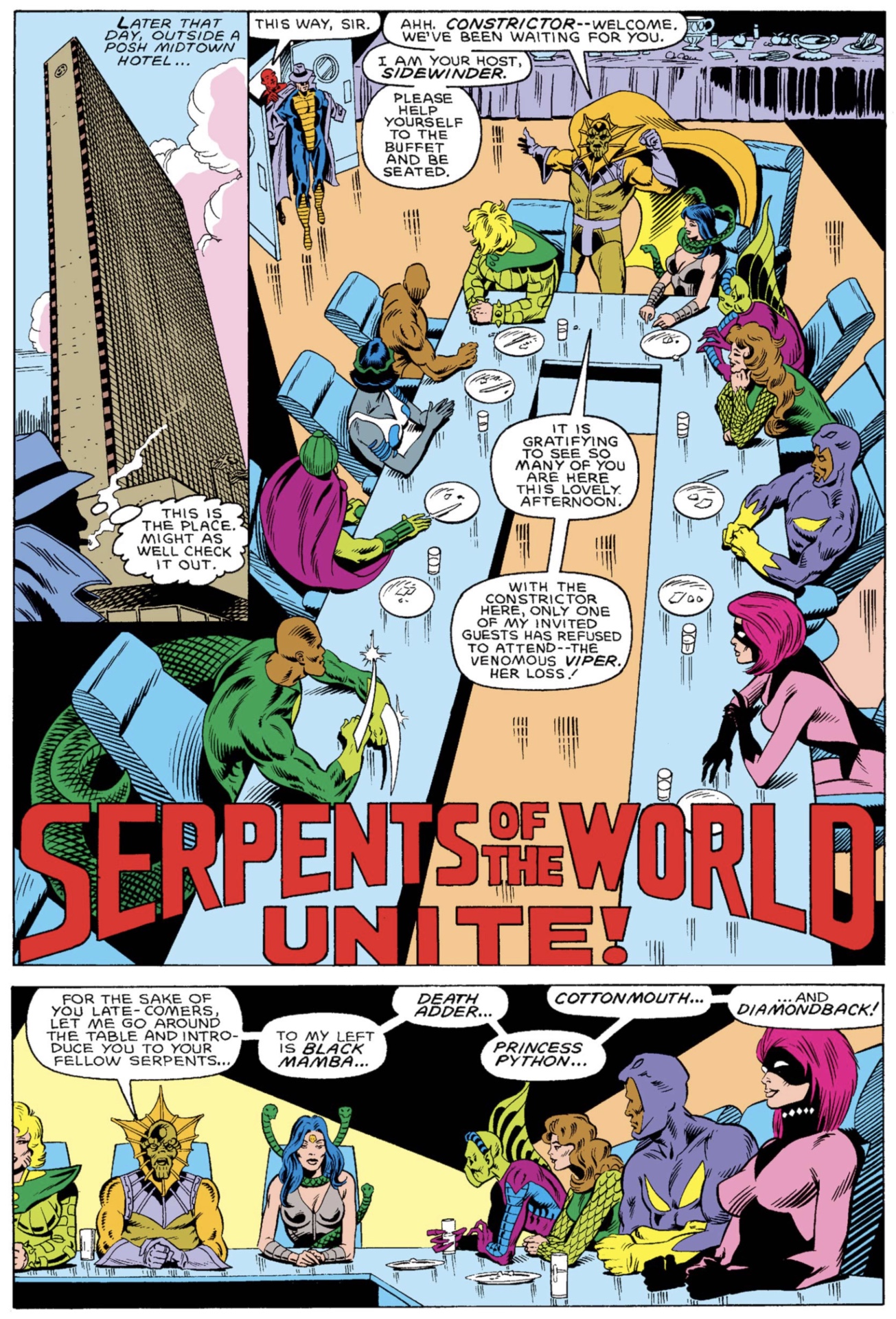 La Serpent Society dans Marvel Comics
