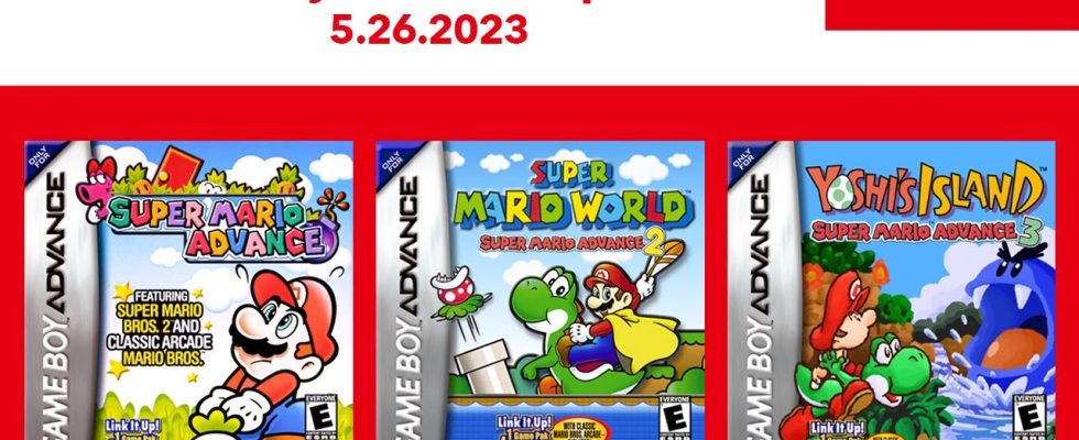 Nintendo Switch Online ajoute Super Mario Advance 1-3