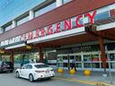 Surrey Memorial Hospital à Surrey, en Colombie-Britannique, le mardi 16 mai 2023. (Photo de Jason Payne/ PNG)