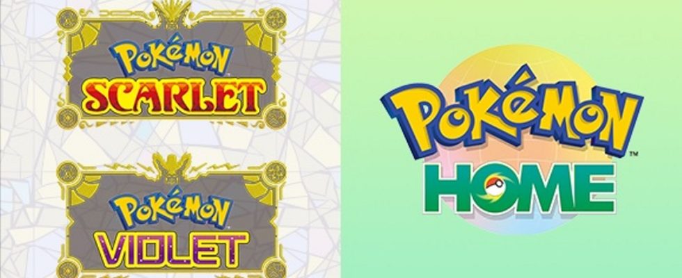 Pokemon Home devient compatible Scarlet et Violet la semaine prochaine