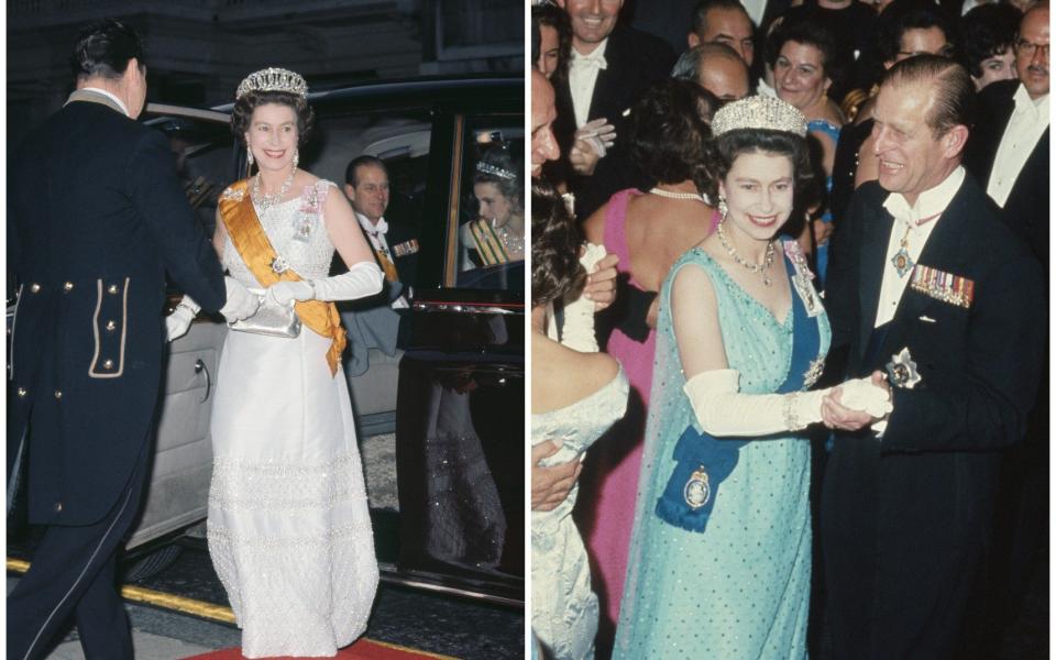 La reine Elizabeth II portant des gants d'opéra - Getty / Hulton Royals Collection