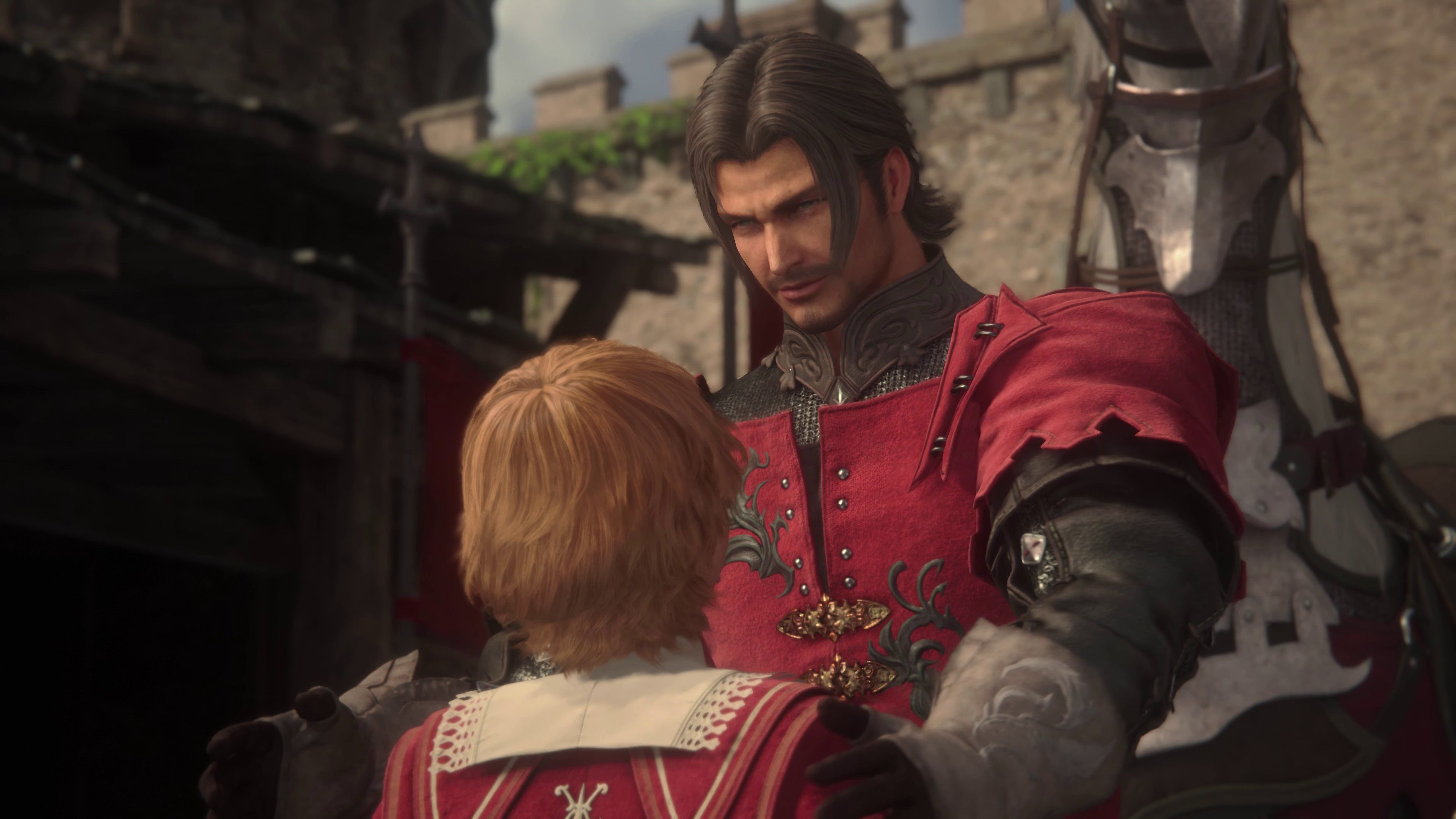 Joshua et son père dans Final Fantasy 16.