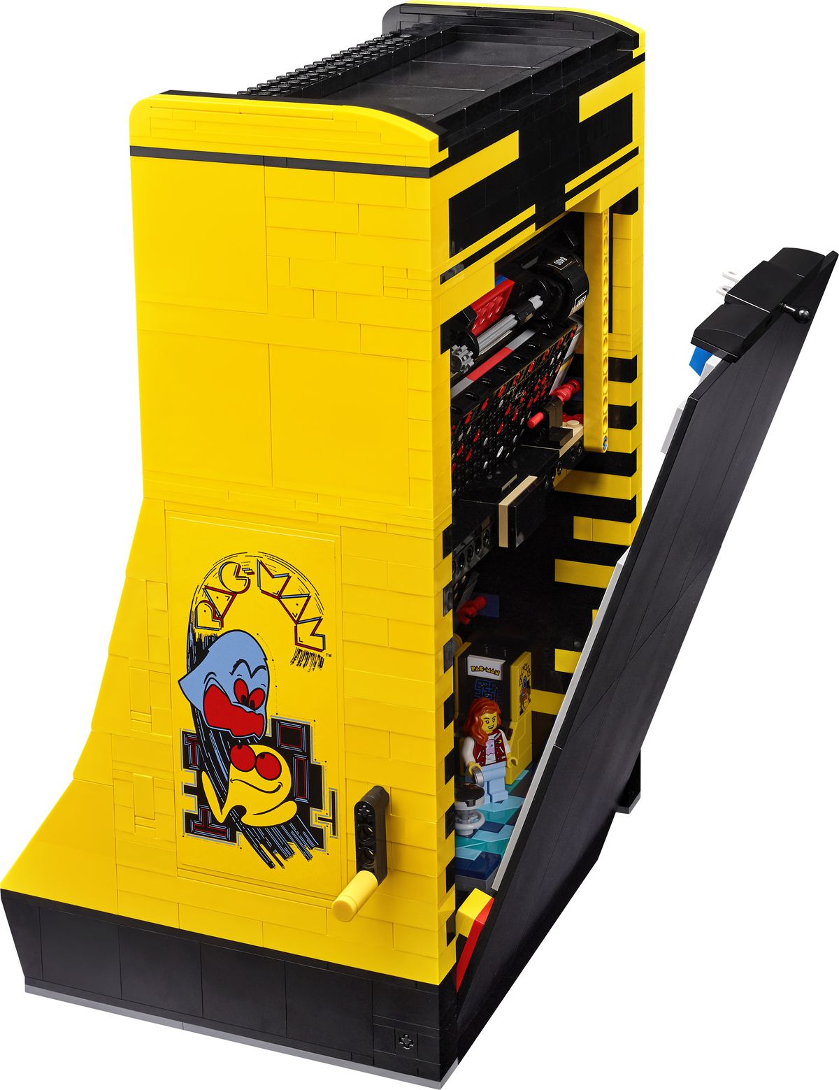 l'arrière de l'armoire Pac-Man Lego