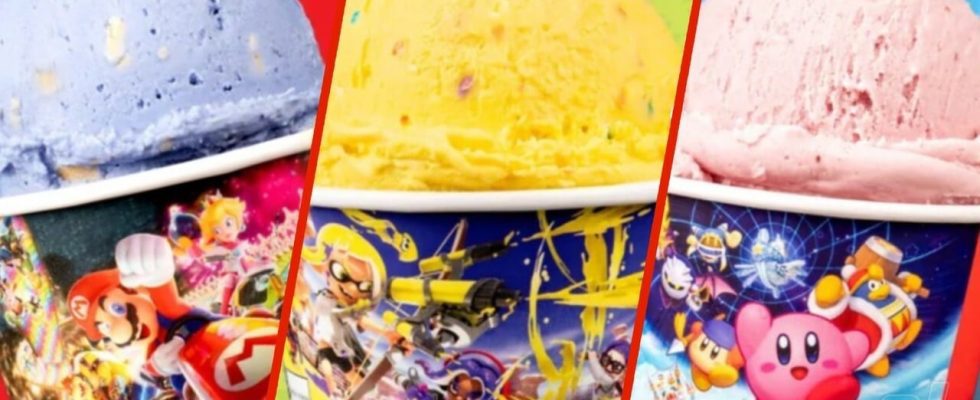 Nintendo et Nékter unissent leurs forces pour créer Mario, Splatoon et Kirby Ice Cream