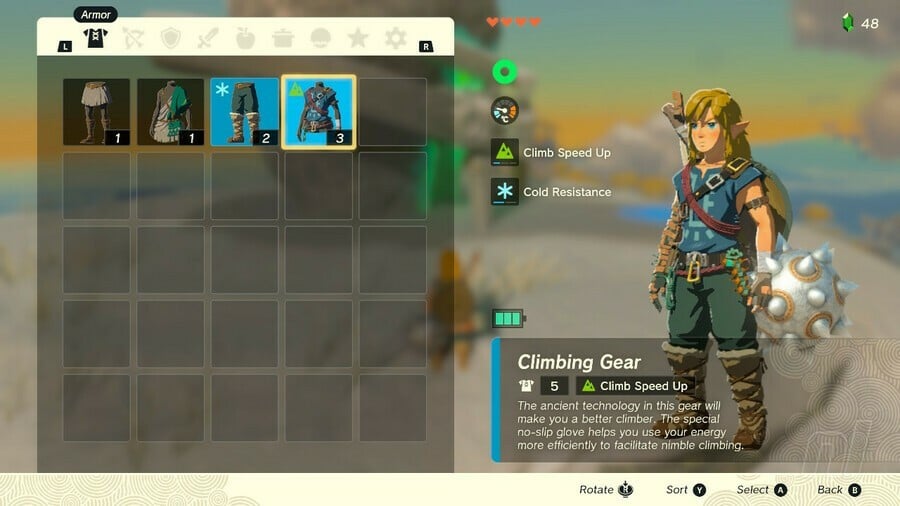 Zelda: Tears Of The Kingdom: Où trouver le kit de matériel d'escalade 3