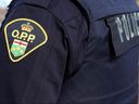 Un agent de la Police provinciale de l'Ontario est montré sur cette photo d'archive.